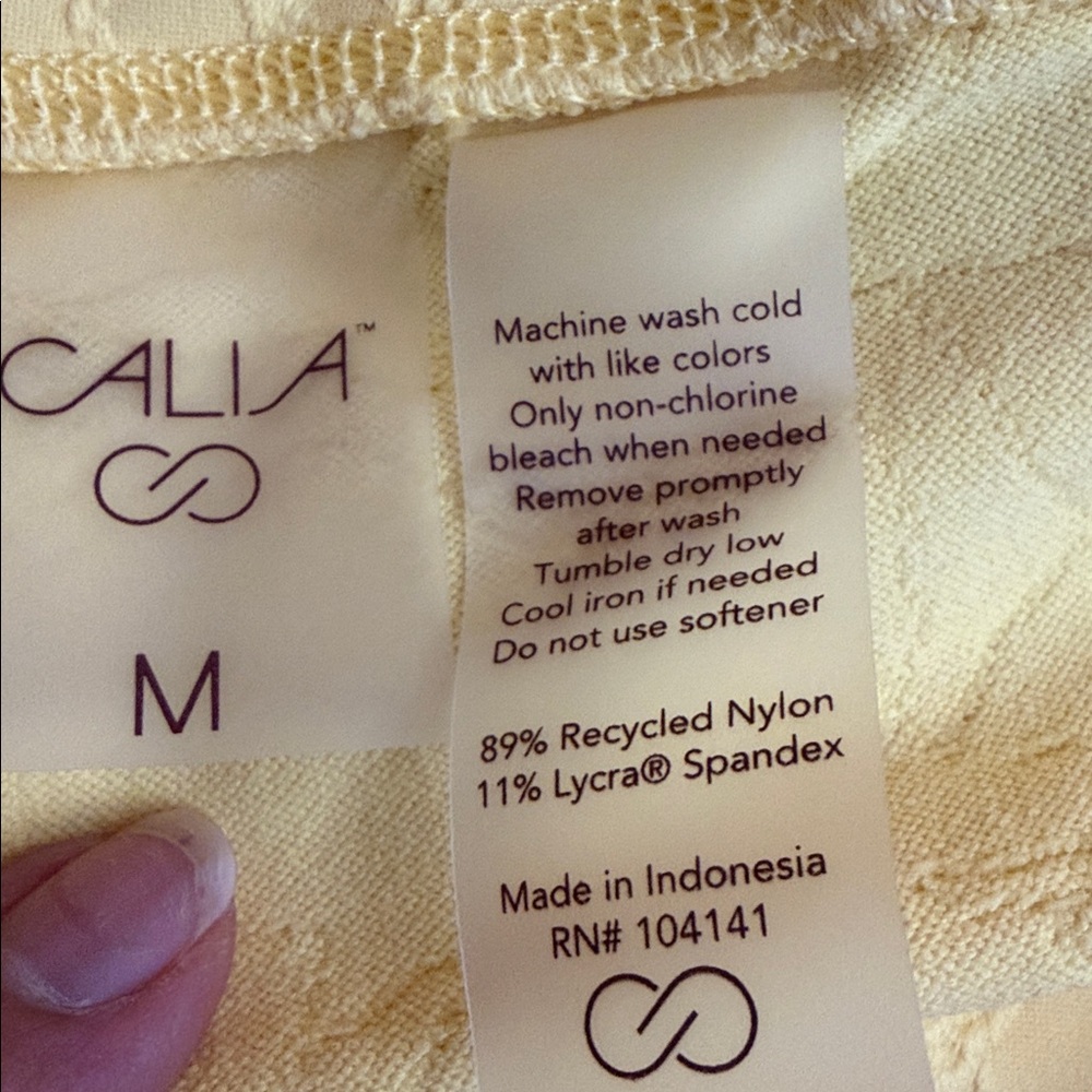 Sunny Yellow Women's Leggings. CAJA # 4 - Picture 9 of 10